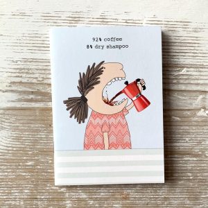 '92% Coffee' A6 Notebook by Rosie Made A Thing
