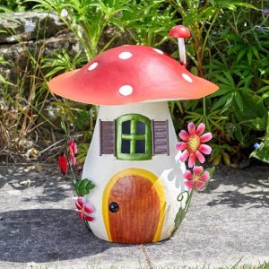 Magical Mushroom Fairy House - Metal