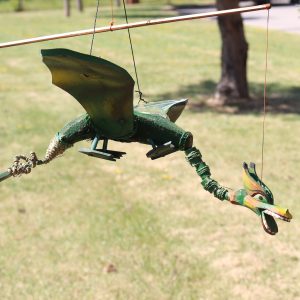 Handmade Green Dragon Mobile