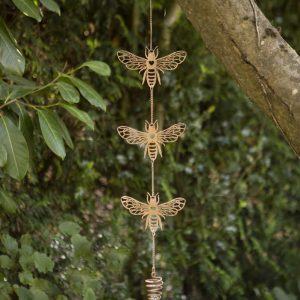 Rustic Metal Bee Chain